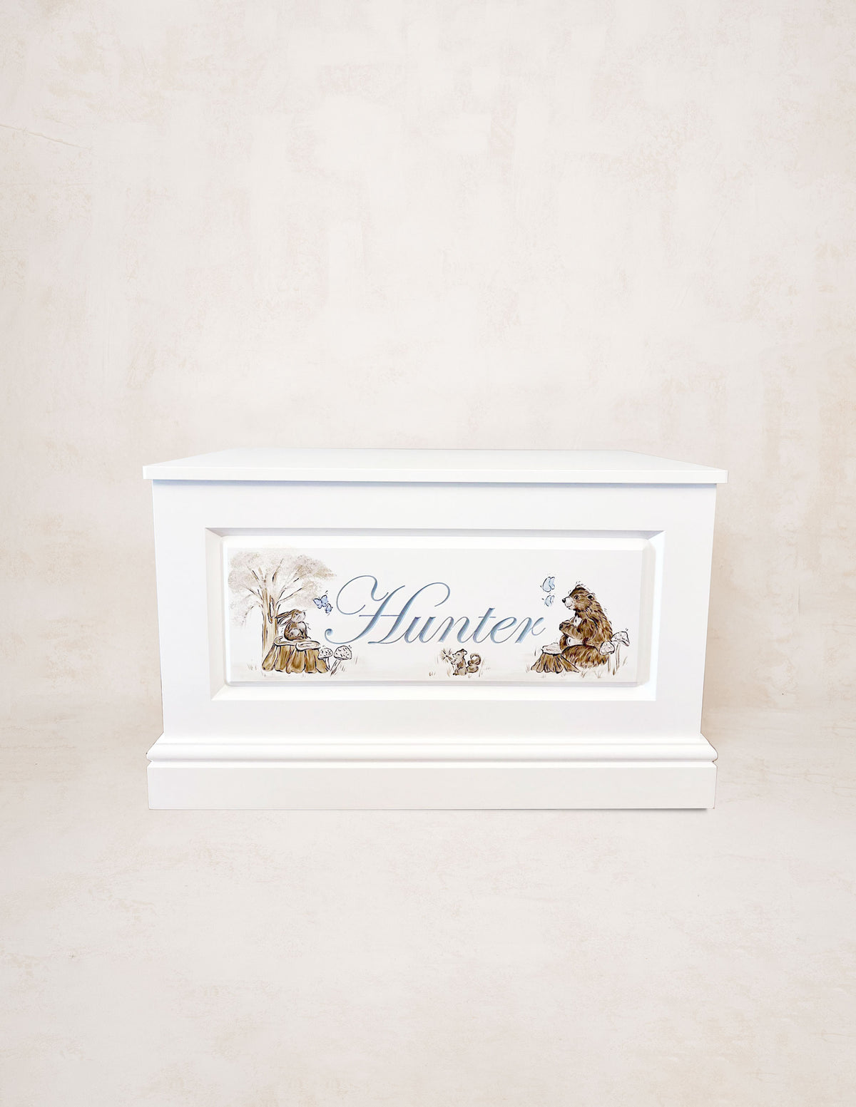 Enchanted Forest Hand Painted Toy Box