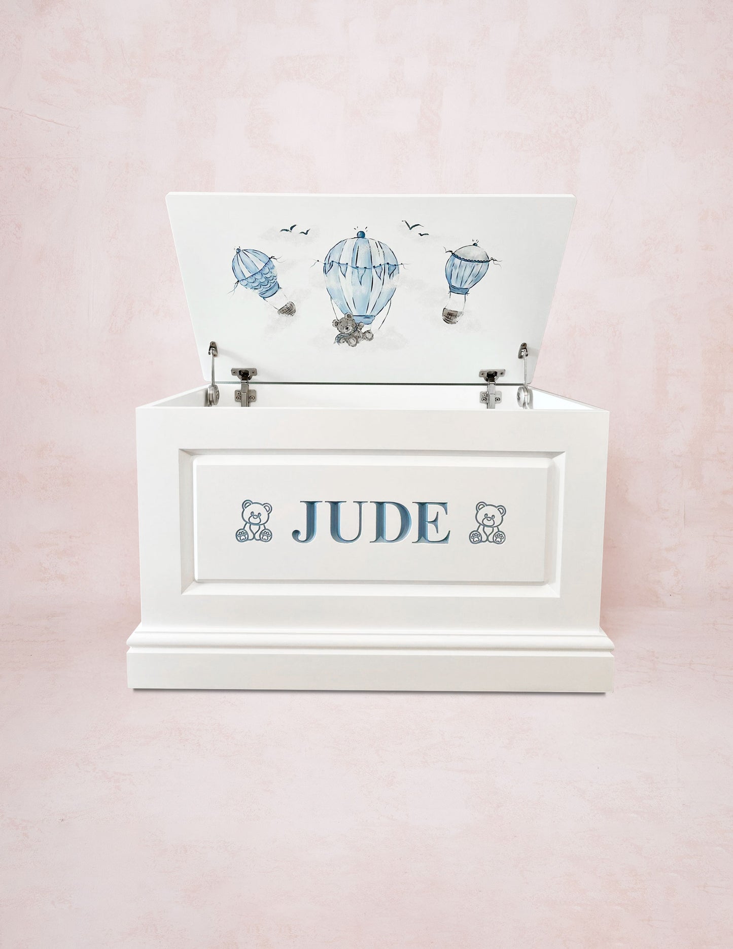 Up and Away Hand Painted Toy Box