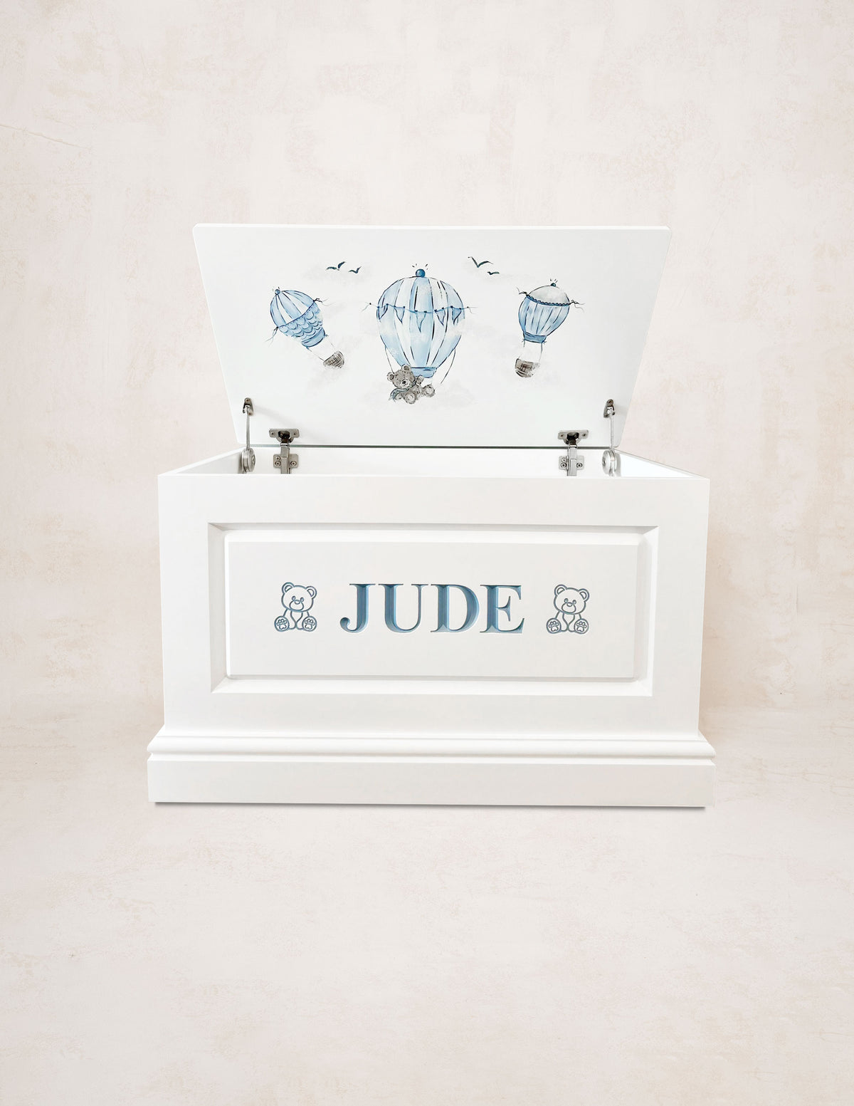 Up and Away Hand Painted Toy Box
