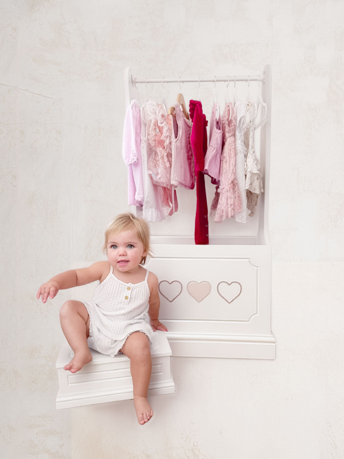 open lace back dress Personalised Dressing up Rail & Storage – Little Craft and Co