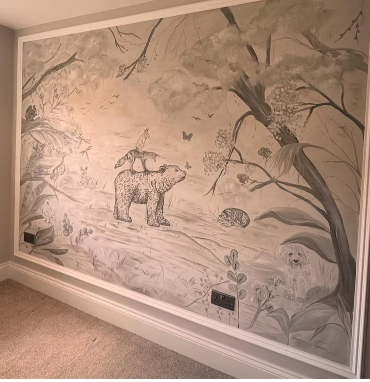 Bespoke hand painted Murals