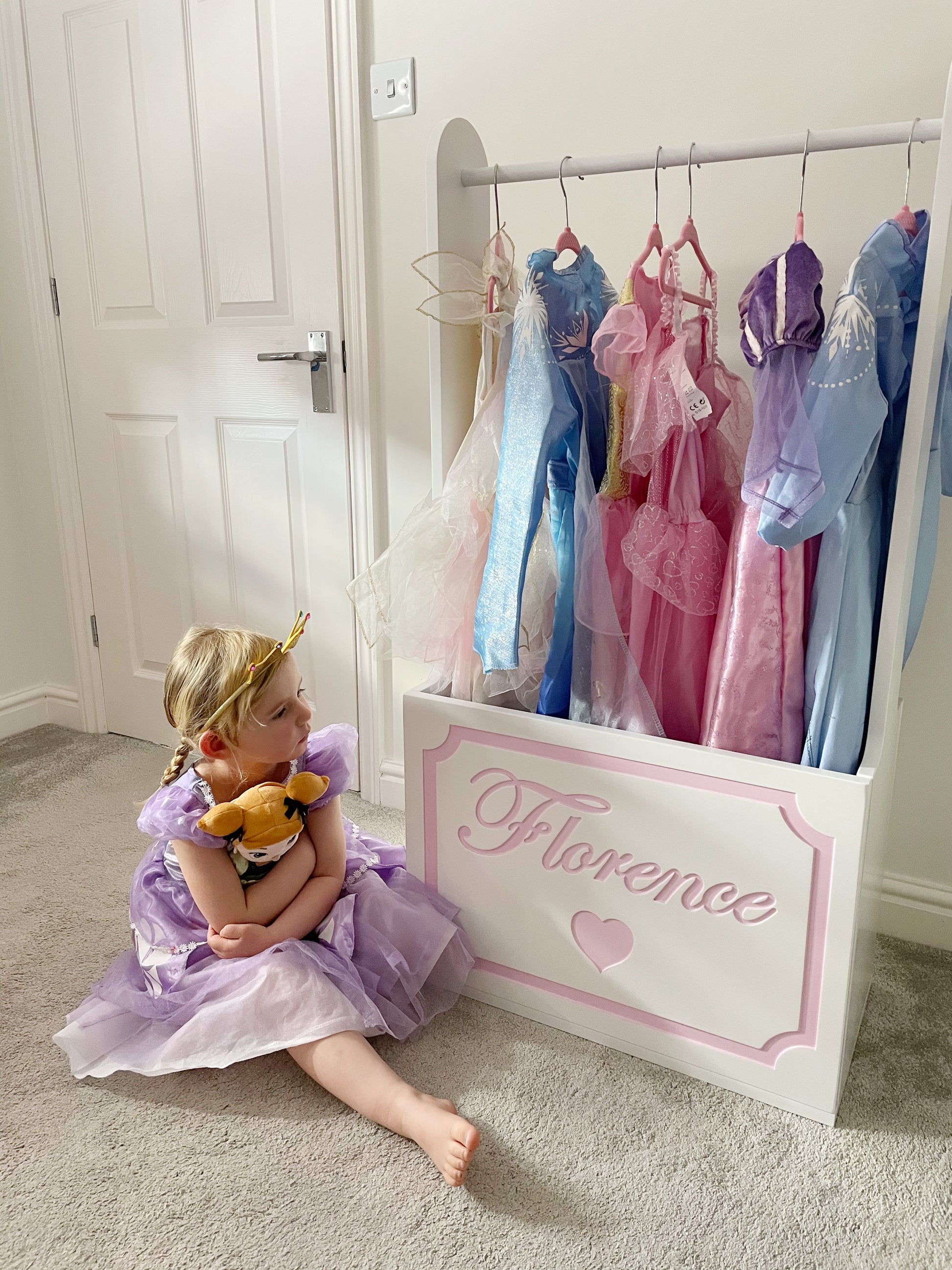 Dressing Rail Kids Fancy Dress Stand Personalised Dressing Up