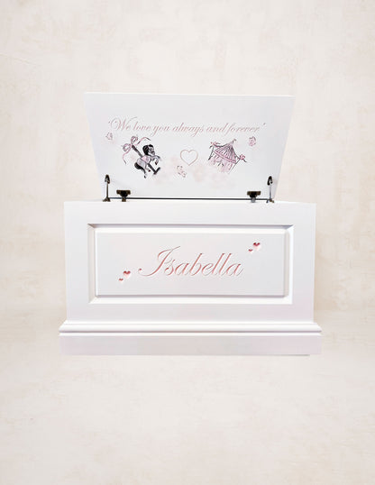 At The Circus Hand Painted Toy Box