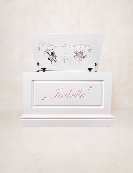 At The Circus Hand Painted Toy Box