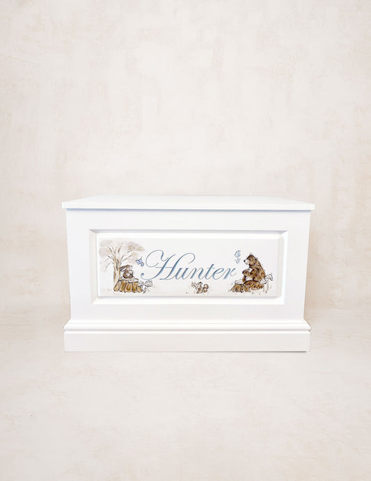 Enchanted Forest Hand Painted Toy Box