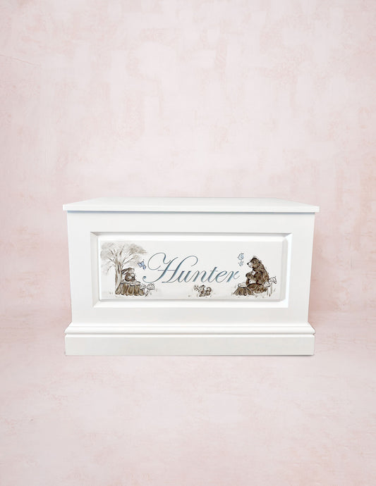 Enchanted Forest Hand Painted Toy Box