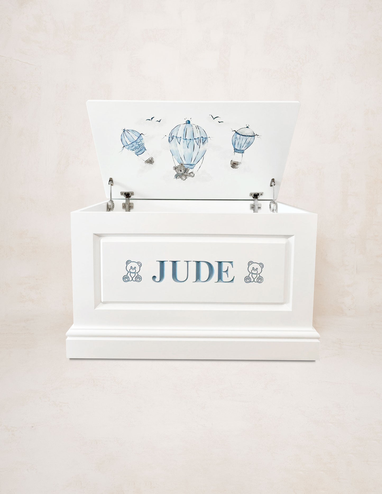 Up and Away Hand Painted Toy Box